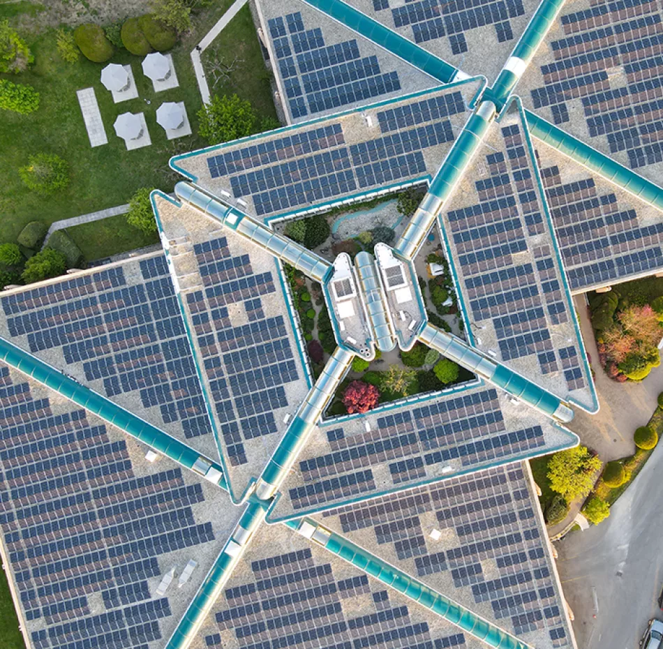 lemo ecublens solar panel roof